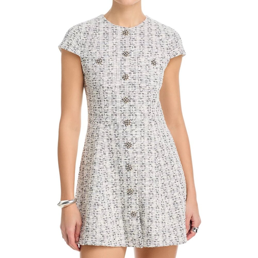 Alice and Olivia Shiloh Cap Sleeve Dress